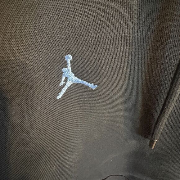 Jordan UNC Football Zip Up Hoodie Mens 3XL Black Team Issued Orange Bowl Jacket - Picture 4 of 6